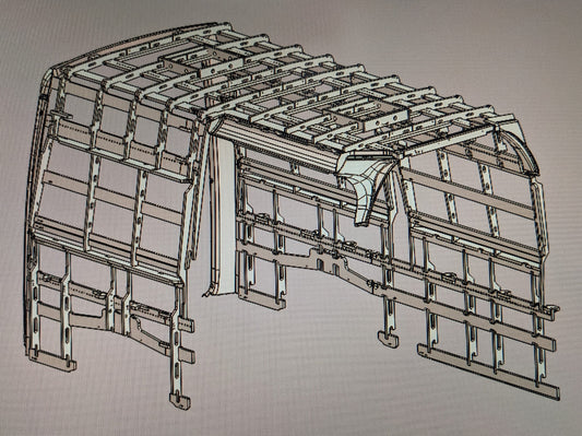 NVC Wall Framing Kit — Sprinter 144 (2019–Current)