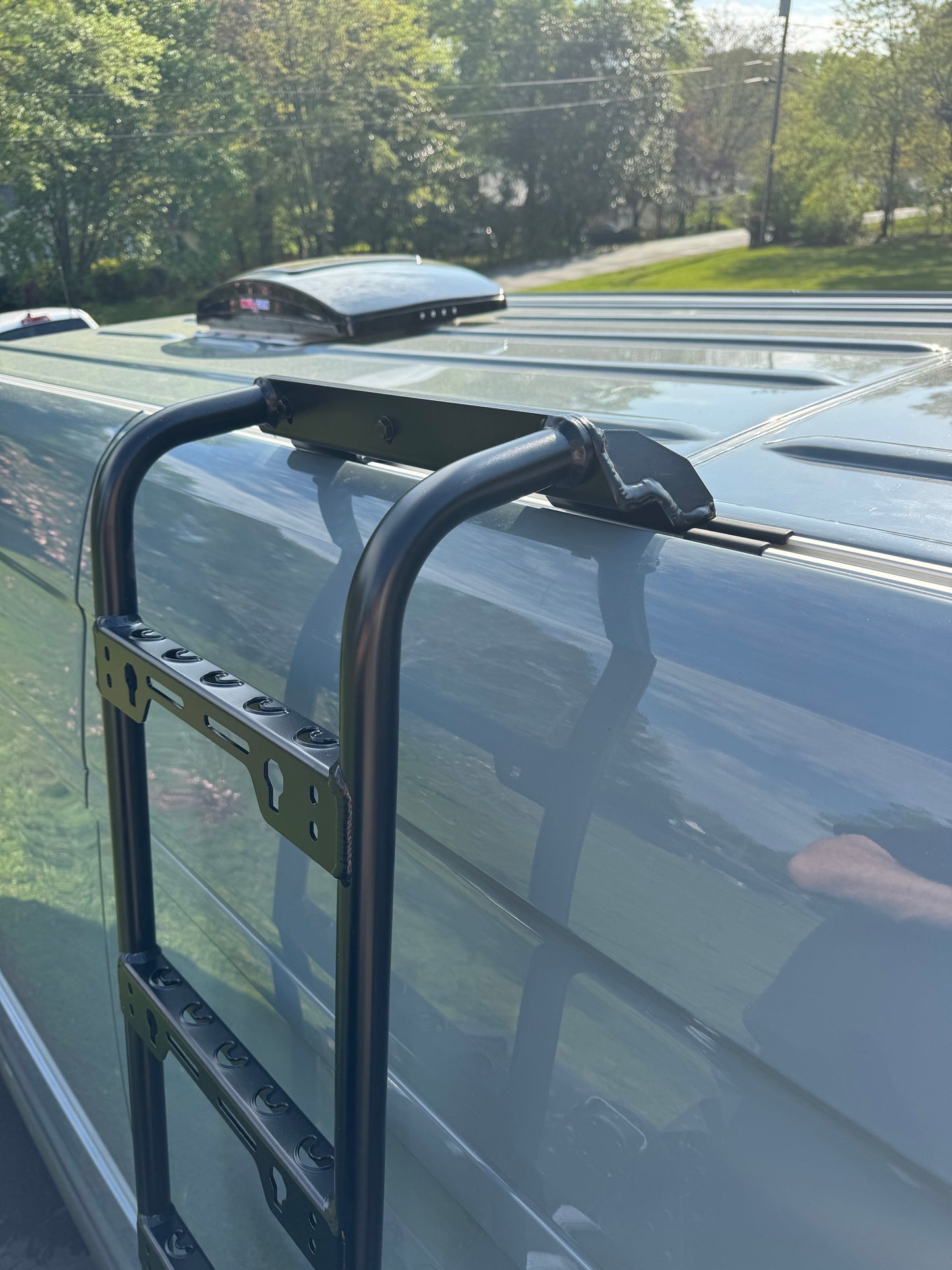 Pre-Order | Sprinter Side Mount Ladder - Wheel Wrap