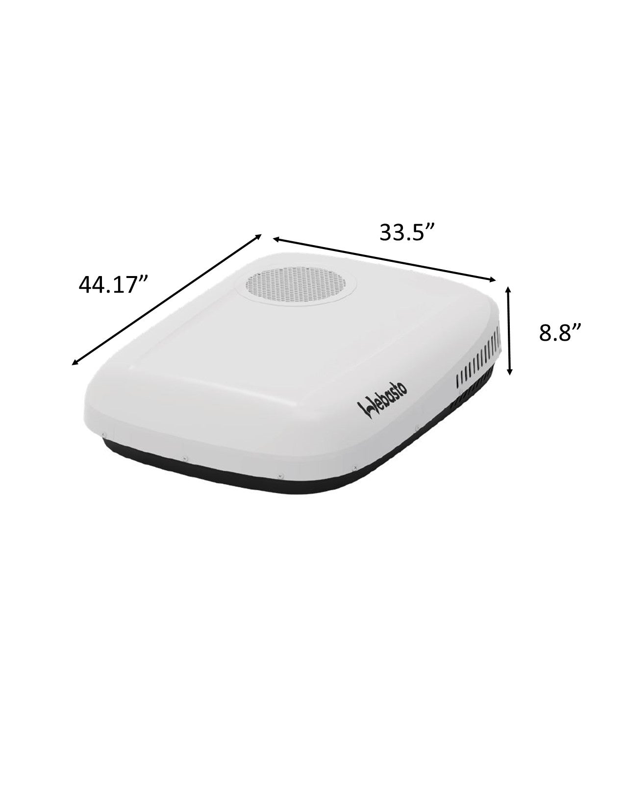 Webasto AC Unit 48vdc Self Contained Rooftop Mount Heat Pump Cool Top Trail 36G