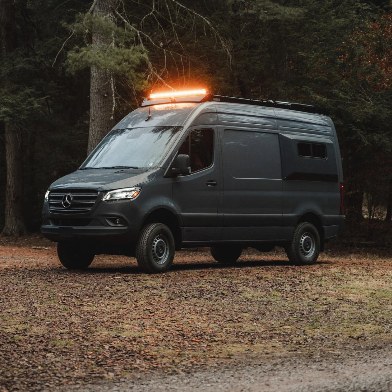 Mercedes Sprinter Roof Rack - Premium Light Bar - 144" High Roof