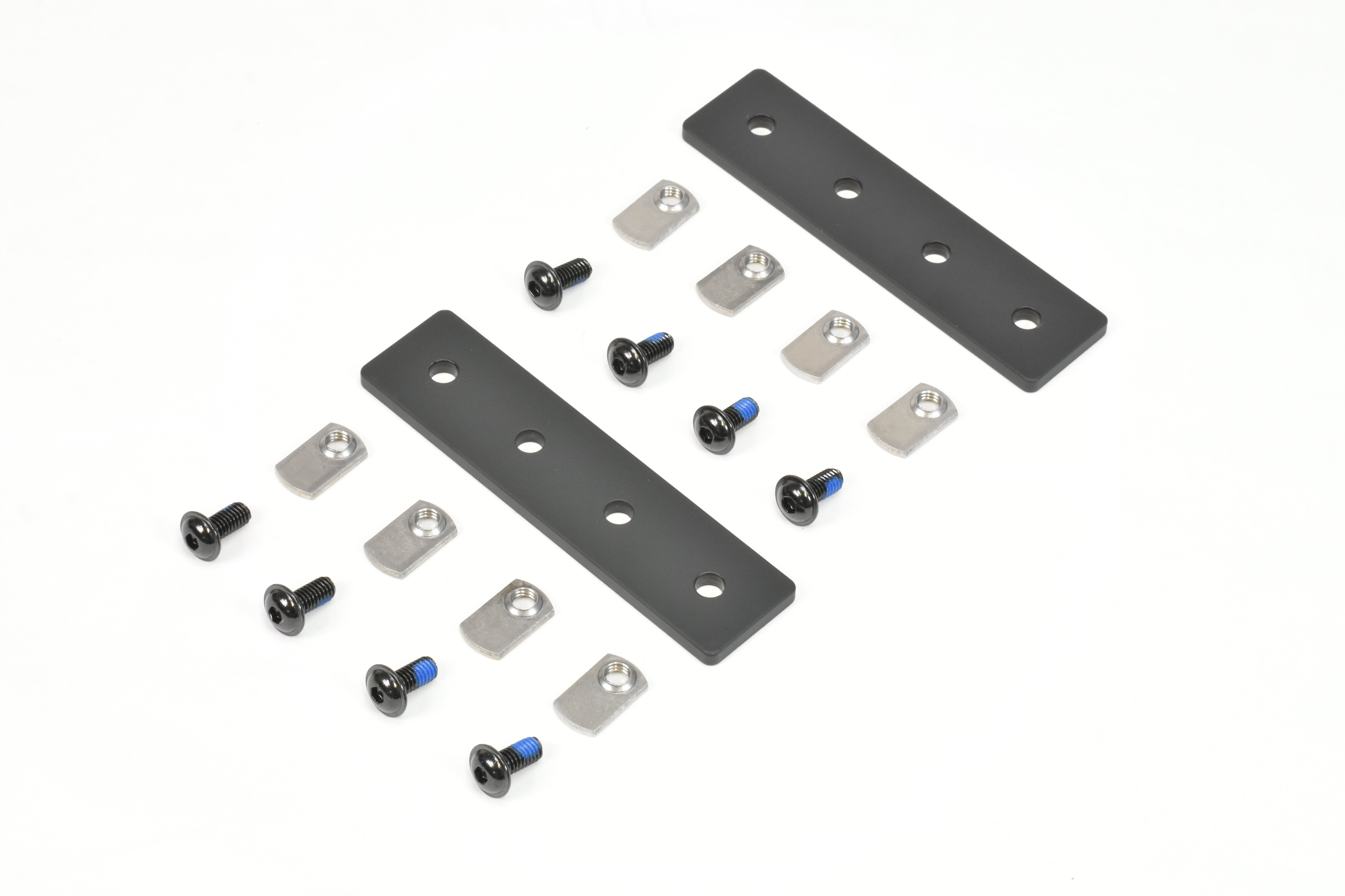 Splice Plate Kit, Set of 2 x 15 Series 4 Hole Flat Plates with Hardwar ...